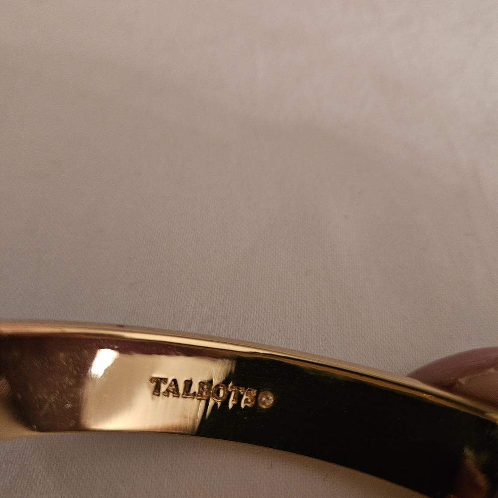Talbots Gold and Lavender Color  Shell Bracelet - Picture 4 of 8